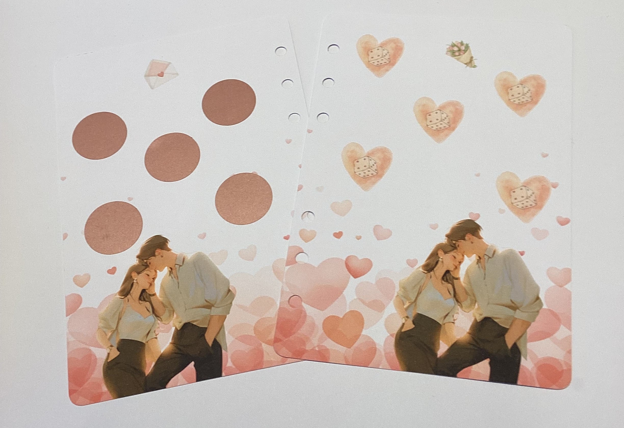 Happy Valentine Challenge a6 3tlg zum einheften