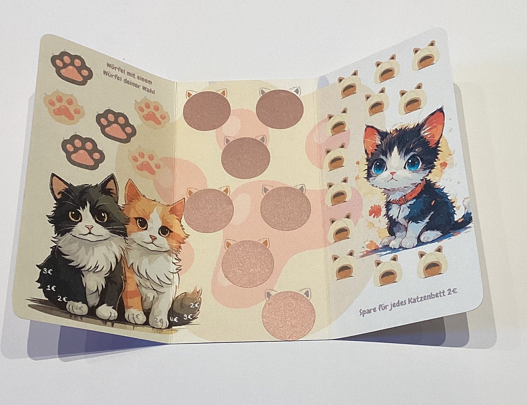 Klappkarte Katzenliebe a7 kleine Beträge