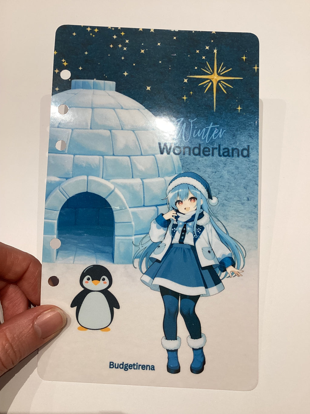 A6 Deckblatt Winter Wonderland