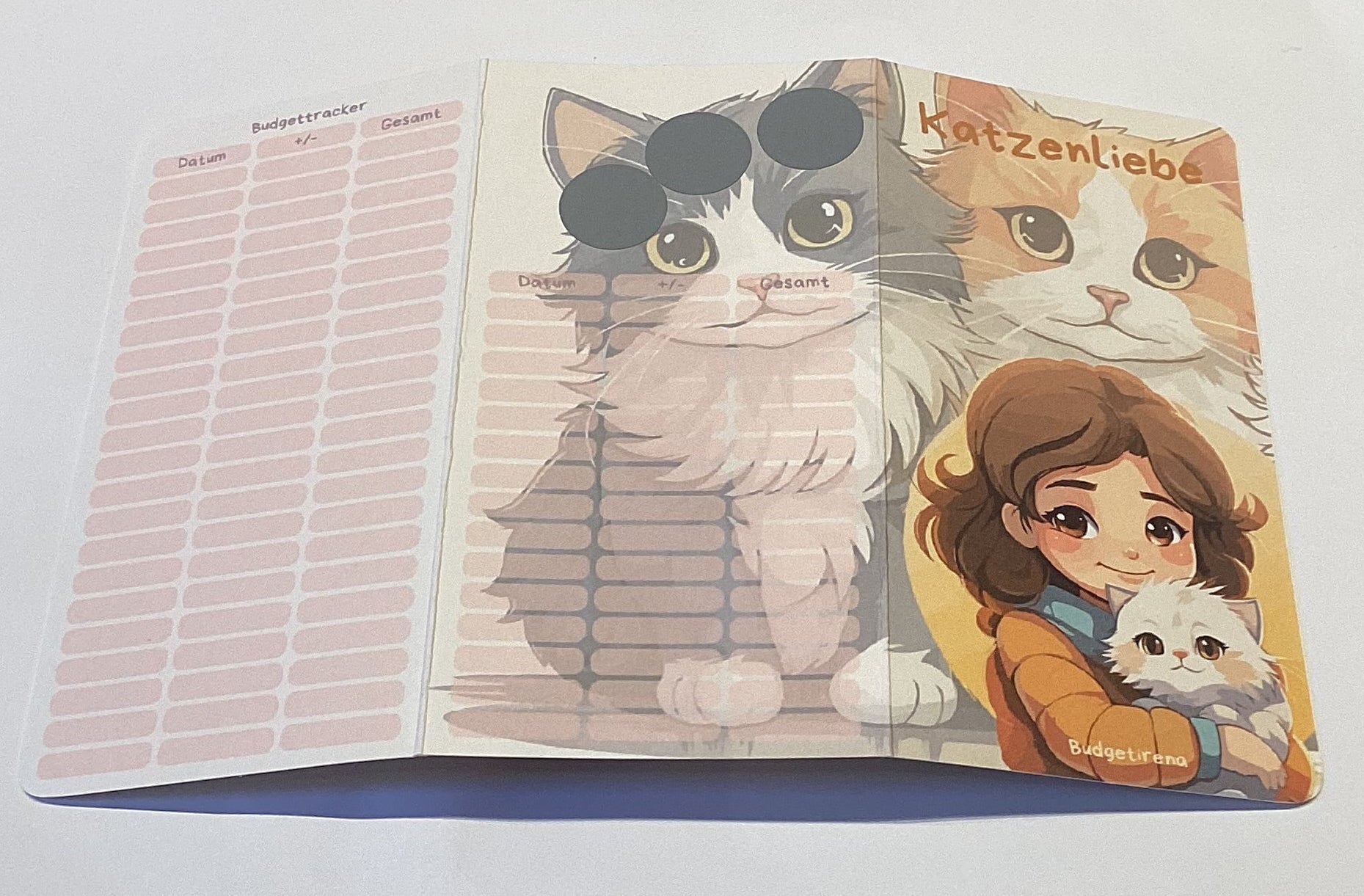 Klappkarte Katzenliebe a7 große Beträge
