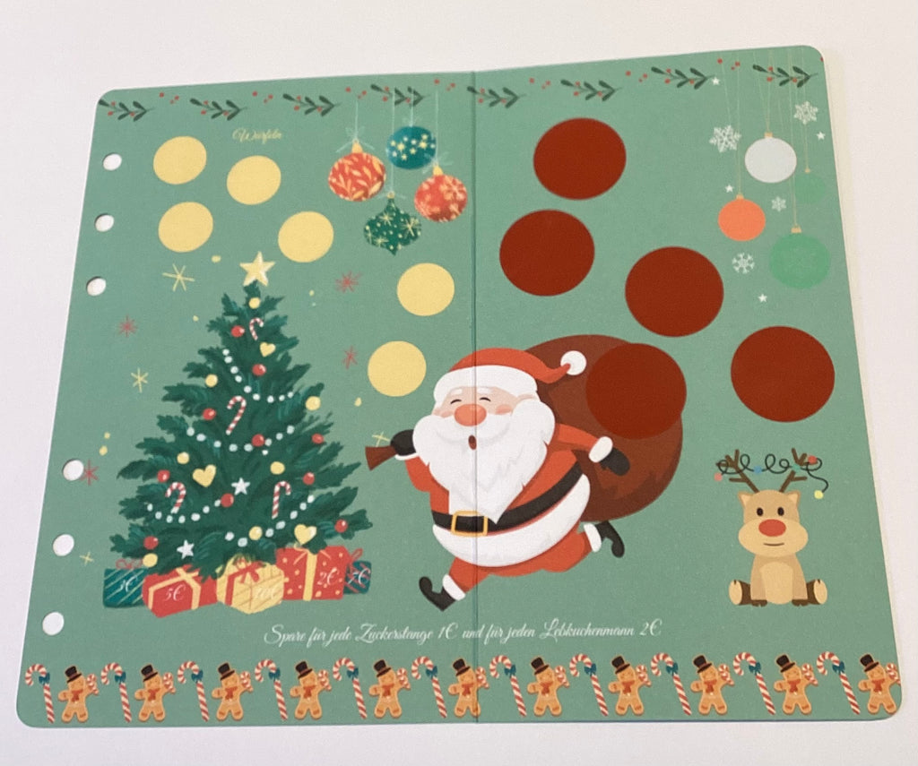 Einheftchallenge Das frohe Weihnachtssparen a6