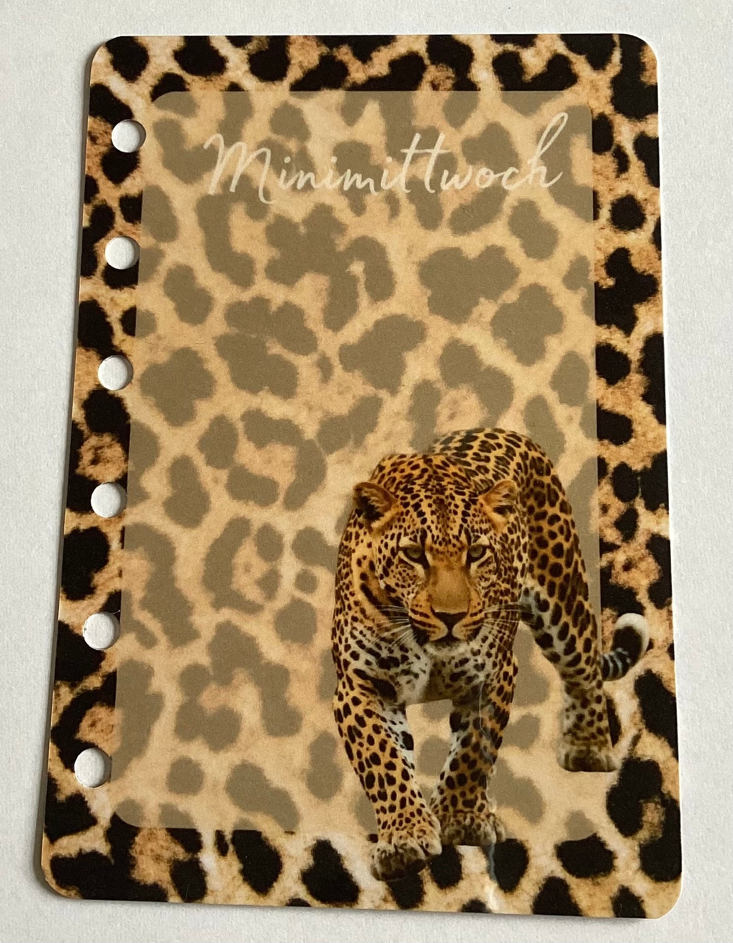 Einheftbares Dashboard Leopard a7 personalisierbar