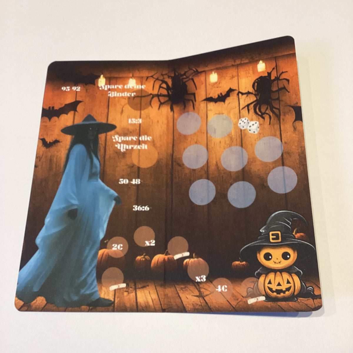 Halloween Night Walk Klappkarte a6