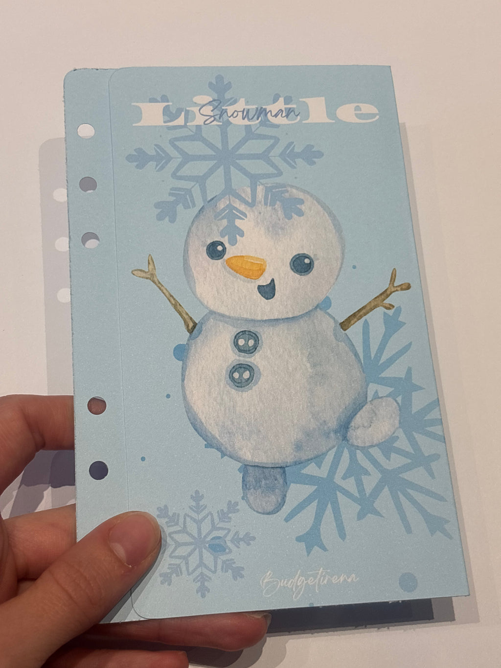 Klappkarte Little Snowman a6