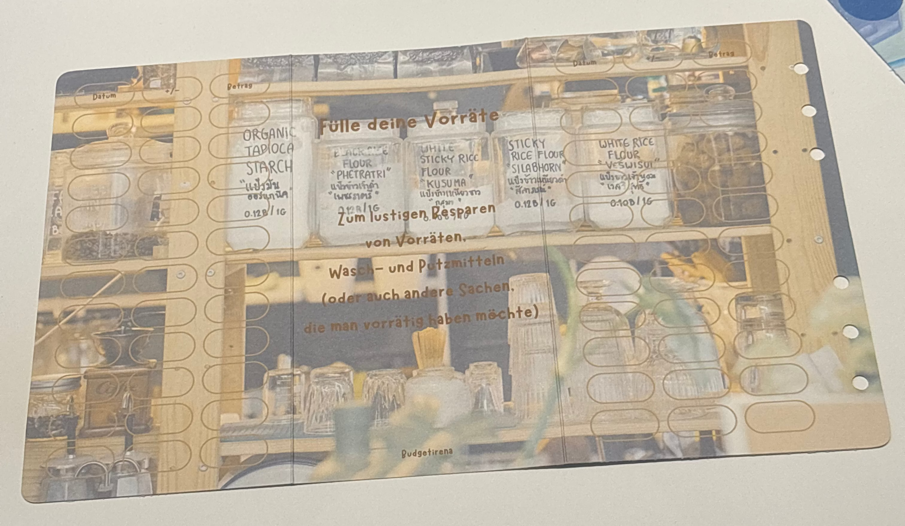 3er Klappkarte Fülle deine Vorräte a6