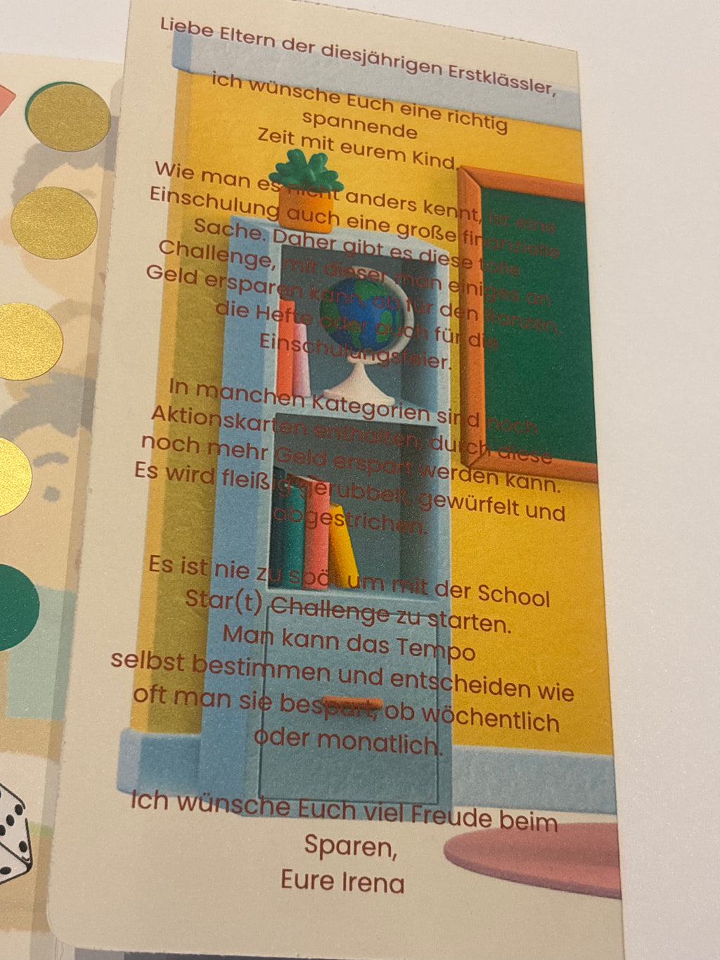 3er Klappkarte School Star(t) a6