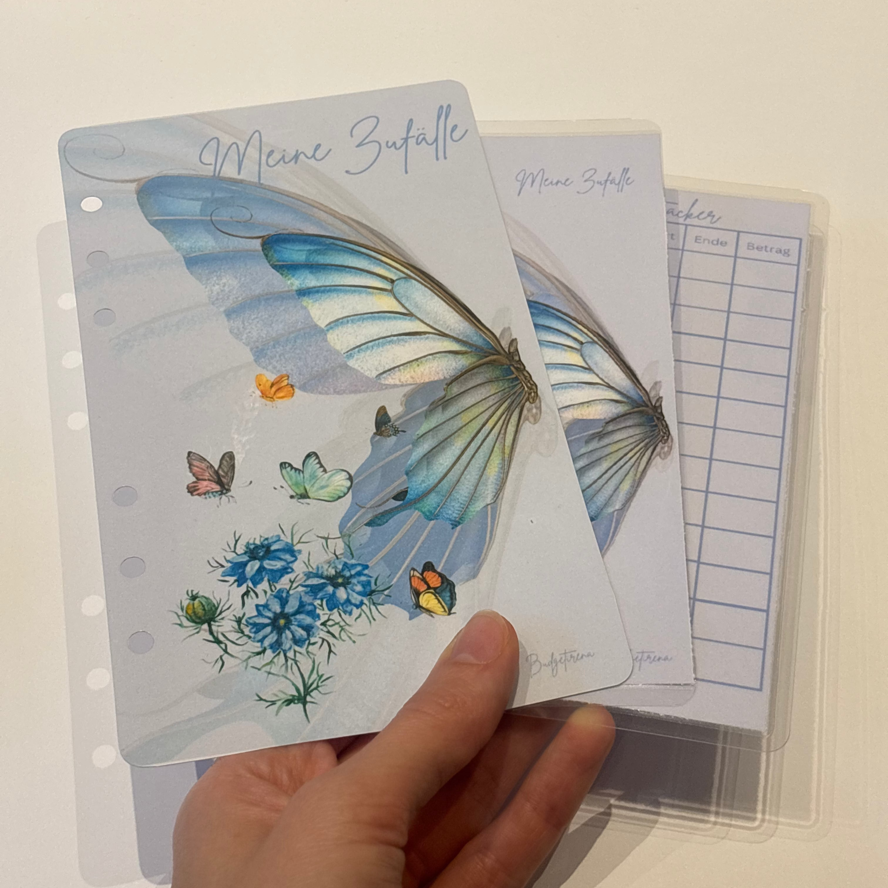 Dashboard Umschlag Challengetracker Butterfly a6
