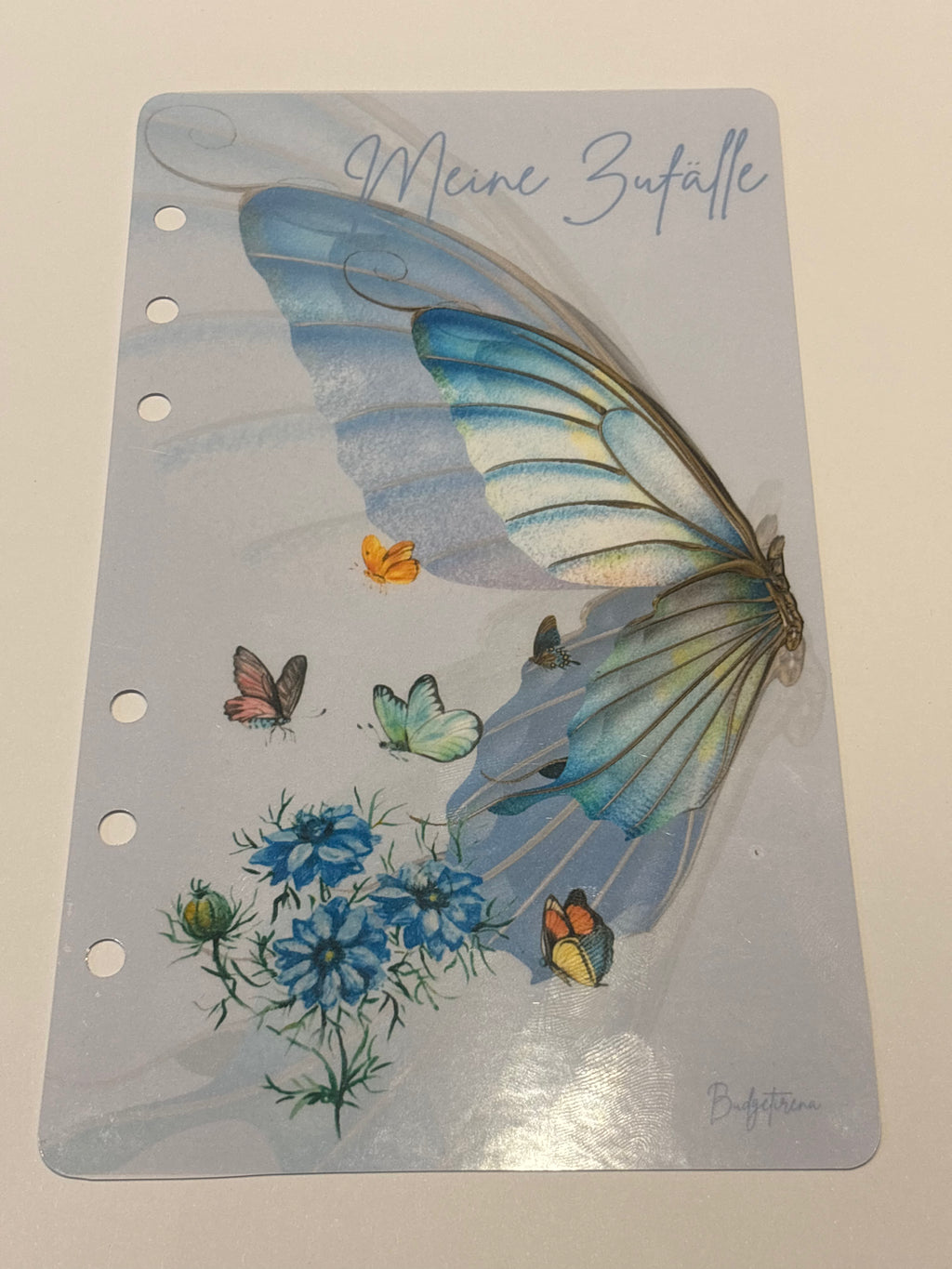Dashboard Umschlag Challengetracker Butterfly a6