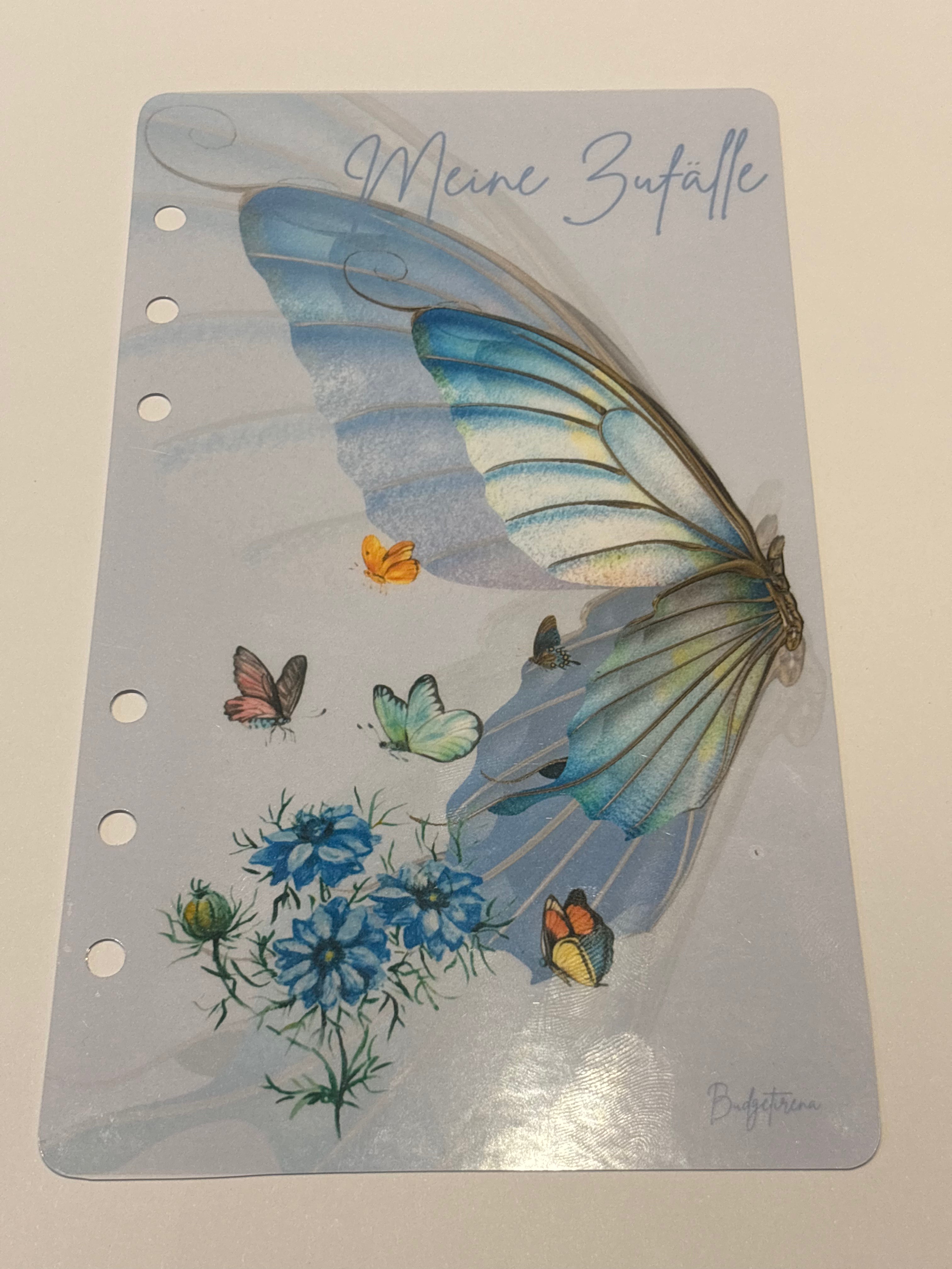 Dashboard Umschlag Challengetracker Butterfly a6