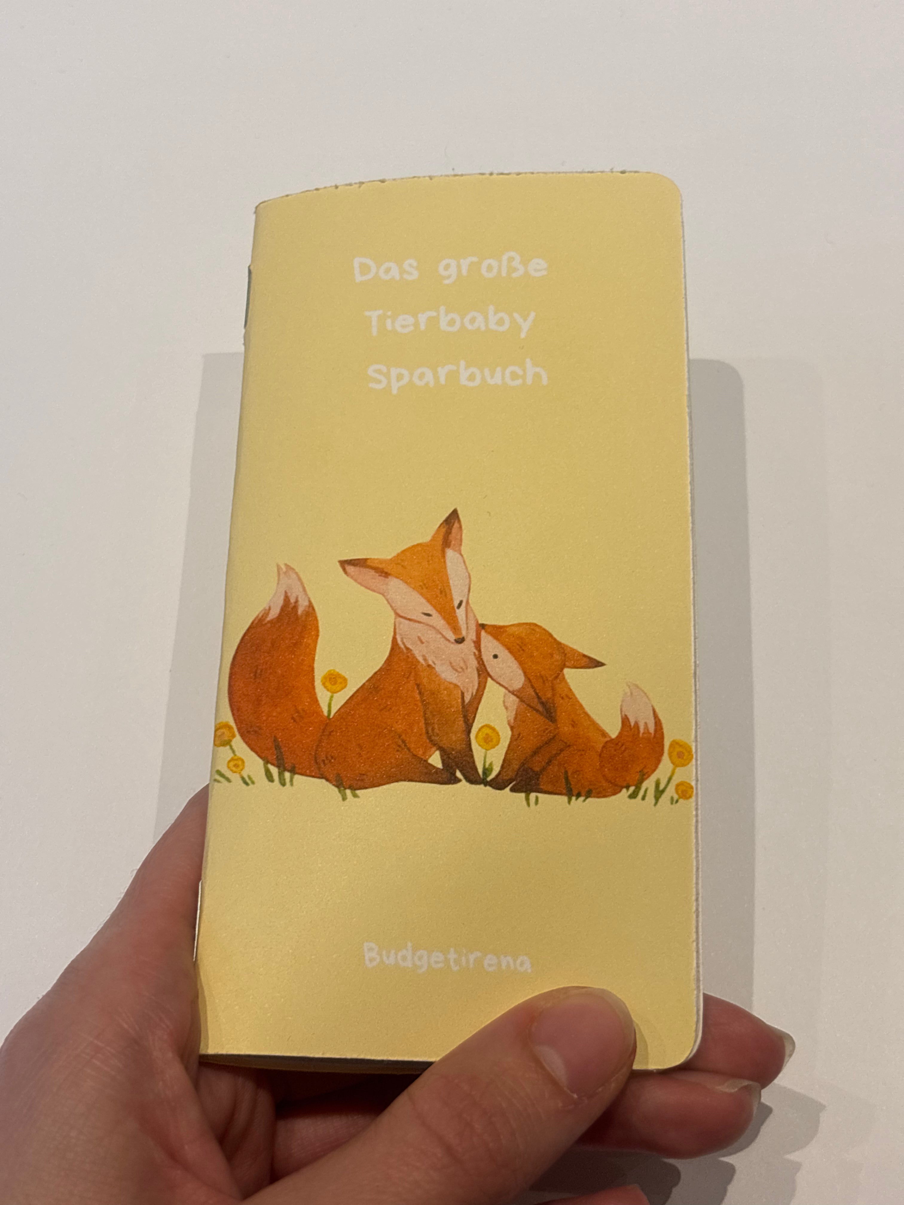 Das Große Tierbaby Sparbuch a6 B Ware