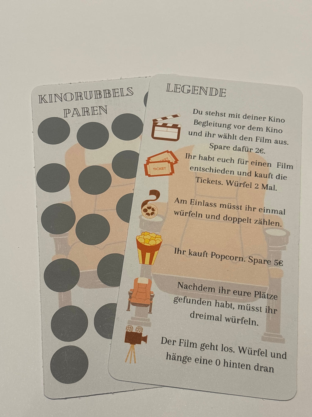 Sparchallenge Kinorubbelsparen mit Tracker a6