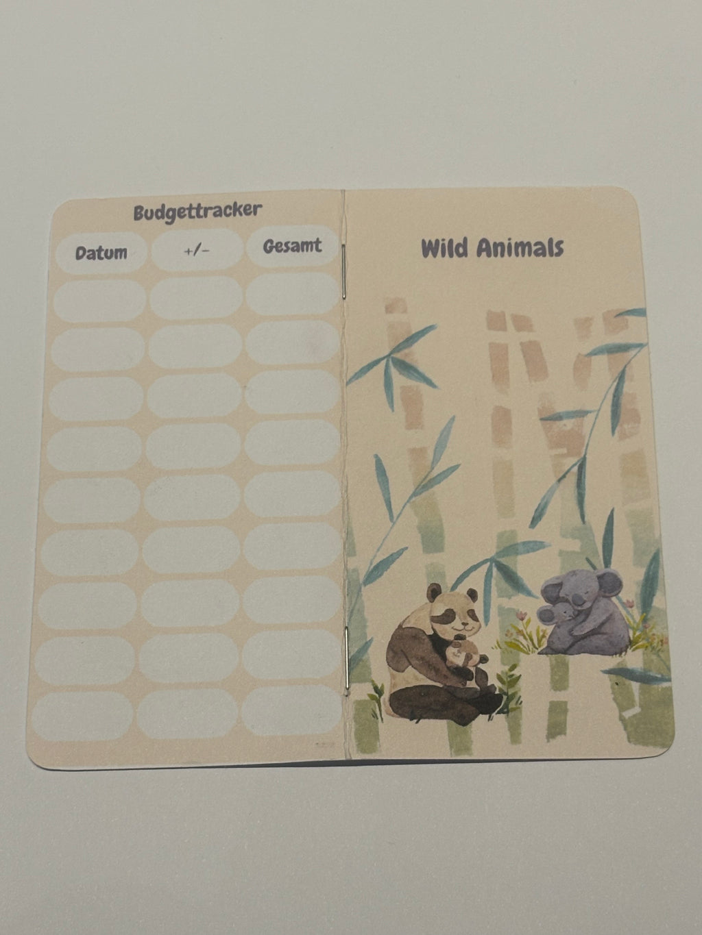Sparbuch Wild Animals a7 B Ware