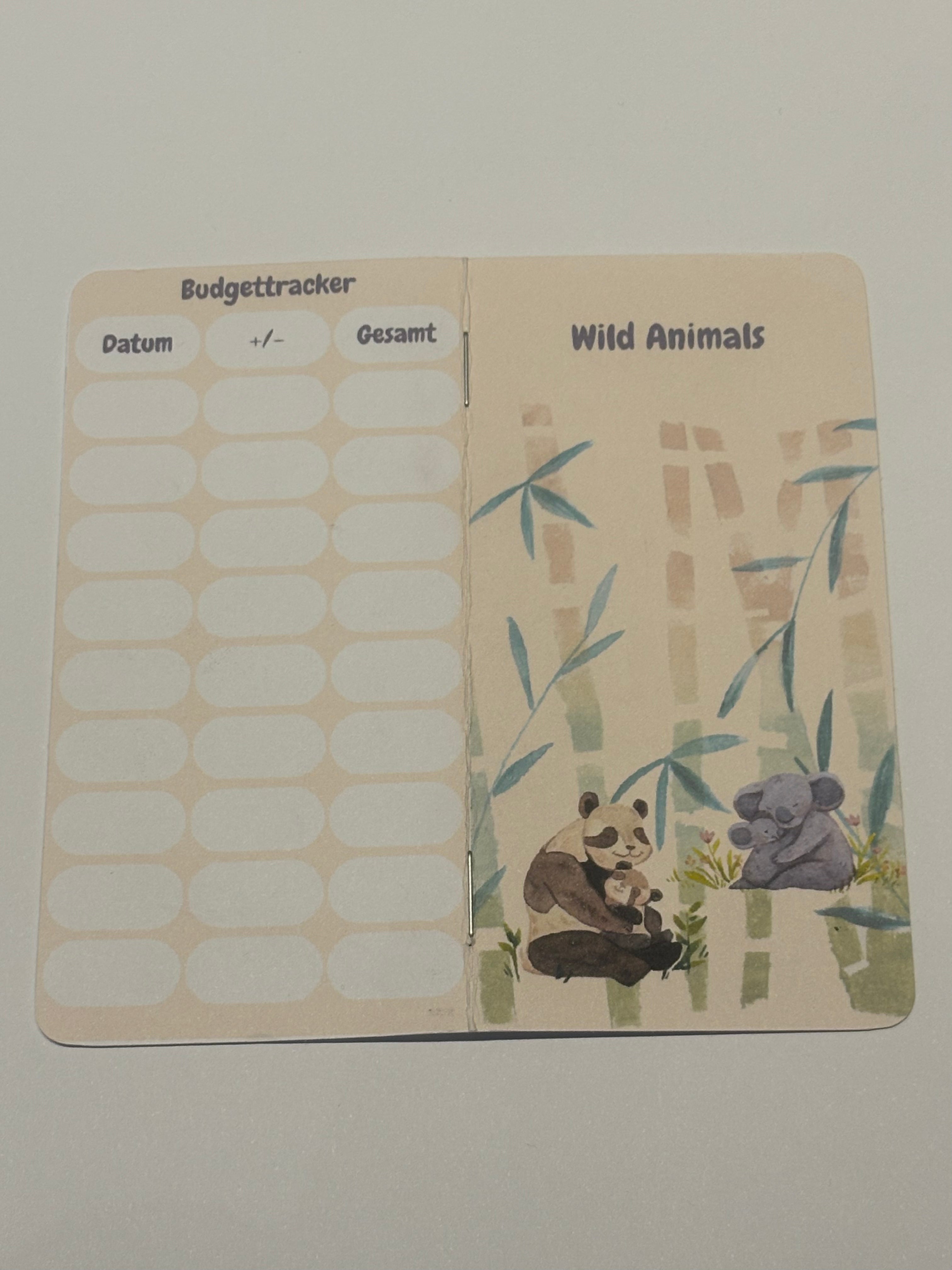 Sparbuch Wild Animals a7 B Ware