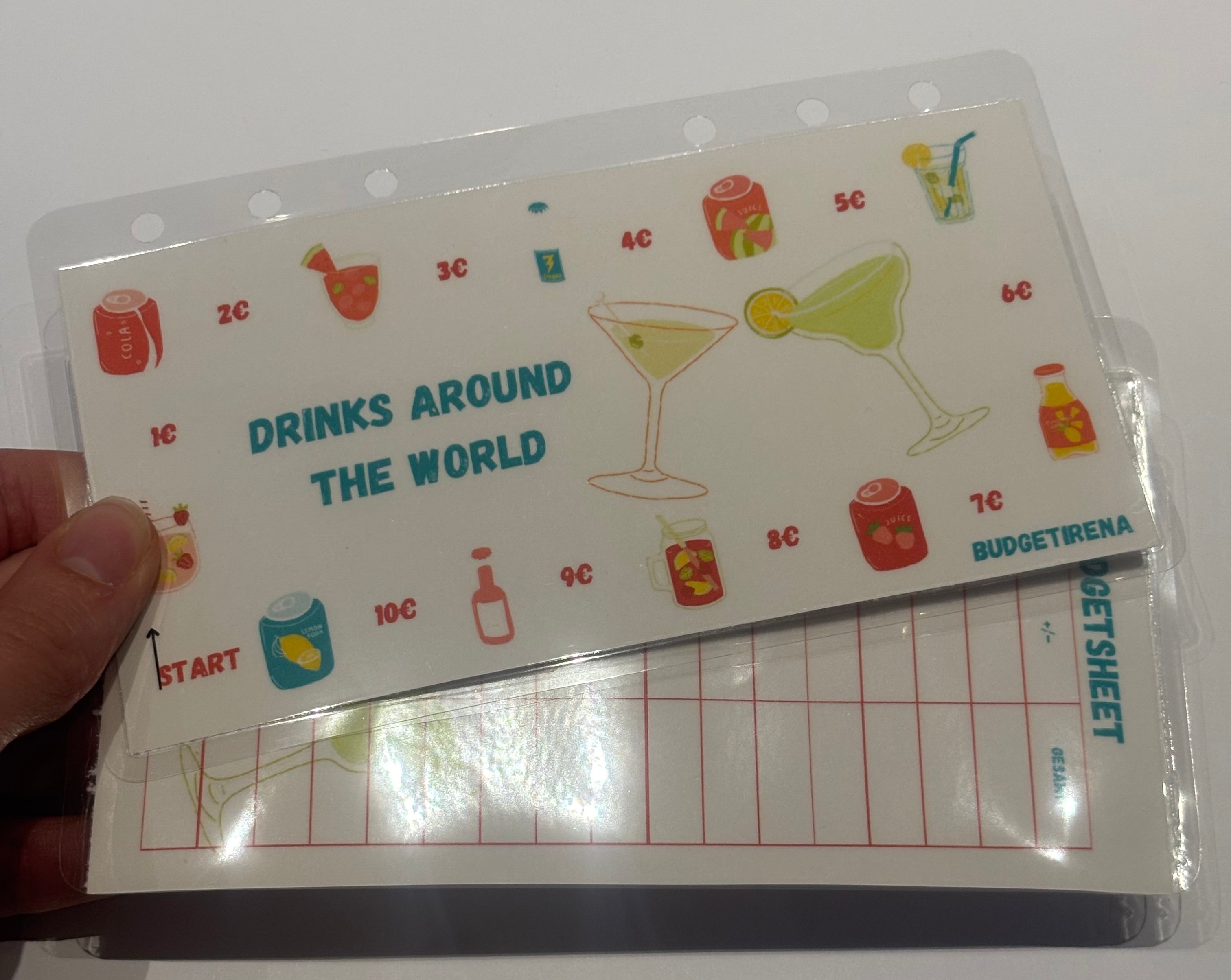 Sparspiel Drinks around the World a6 große Beträge