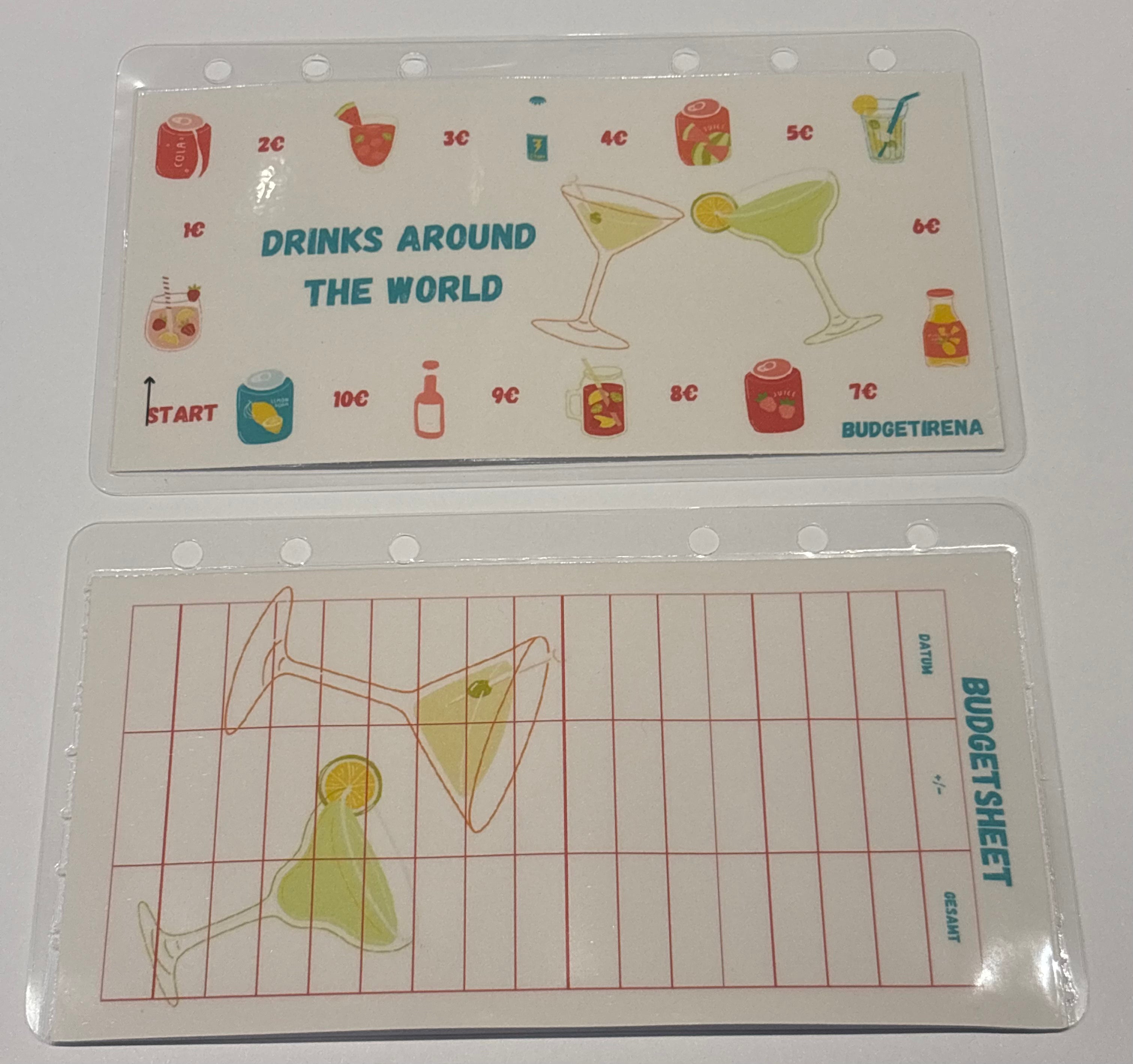 Sparspiel Drinks around the World a6 große Beträge