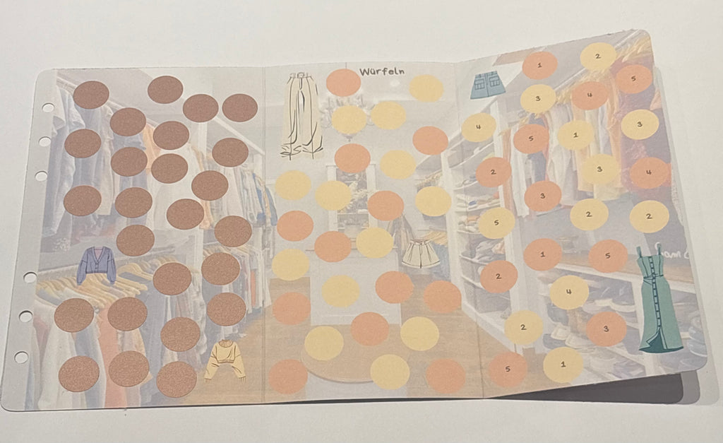 3er Klappkarte Deine neue Garderobe a6