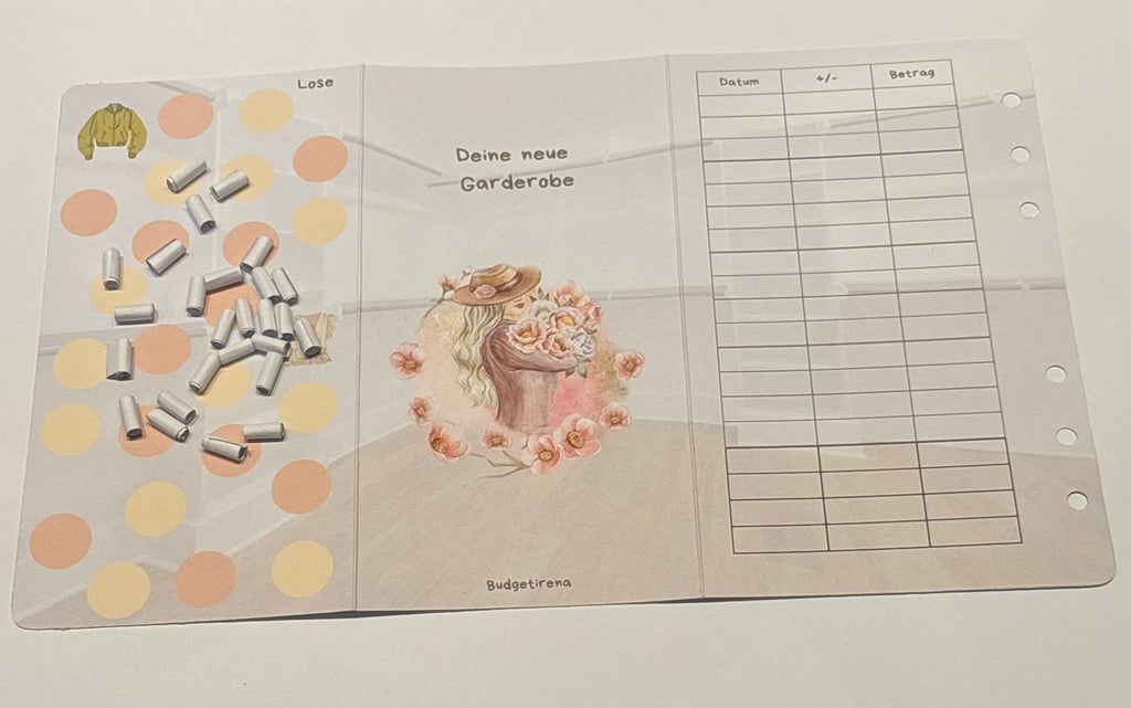 3er Klappkarte Deine neue Garderobe a6