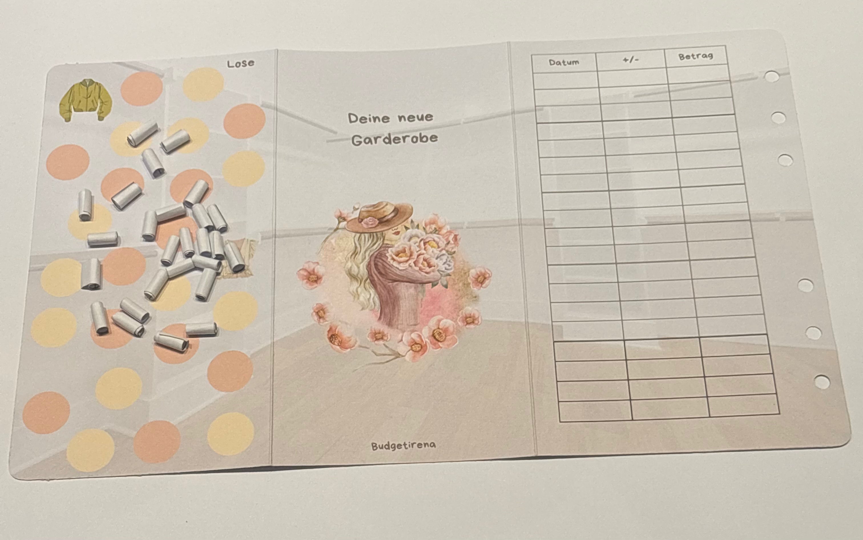 3er Klappkarte Deine neue Garderobe a6