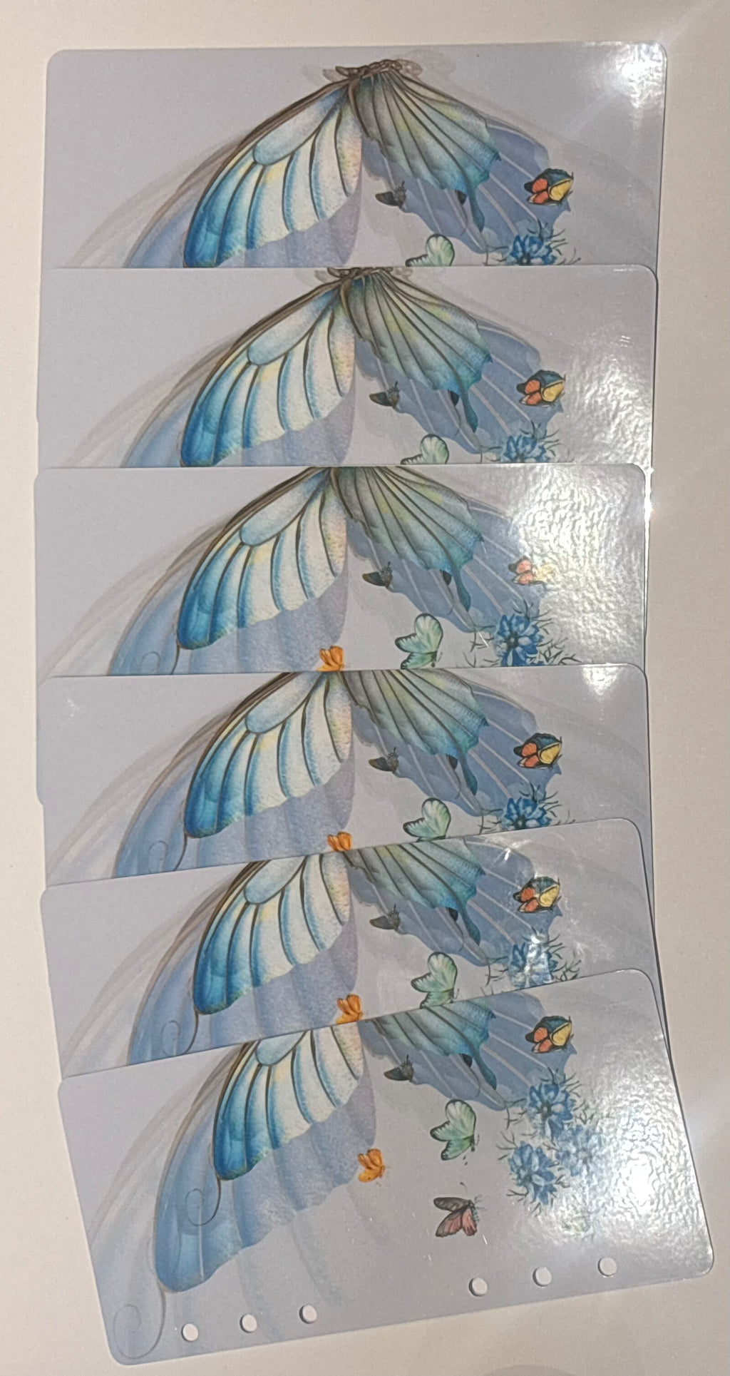 12er Register Butterfly mit Deckblatt a6