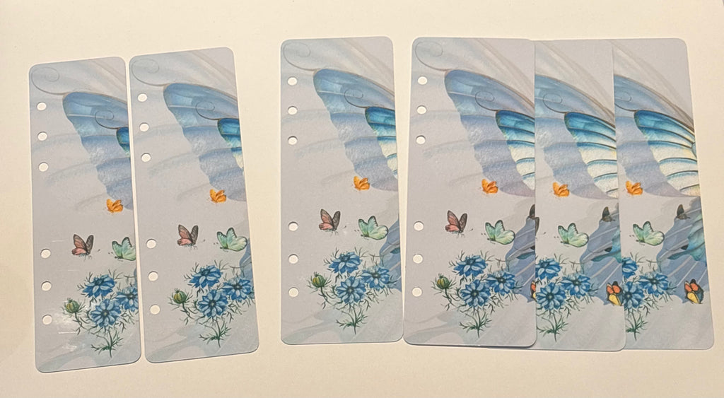 6er Register Butterfly mit Deckblatt a6